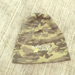 Camo beanie.